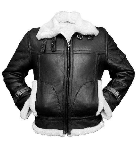 Mens B3 Black And White Bomber Jacket