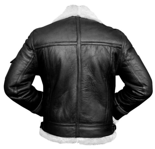 Mens B3 Black And White Bomber Jacket