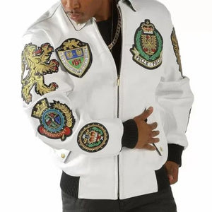 World Famous Pelle Pelle 1978 White Leather Jacket