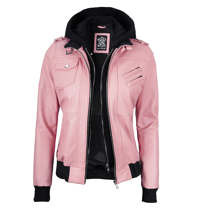 Tulip Women’s Bomber Style Motorcycle Jacket